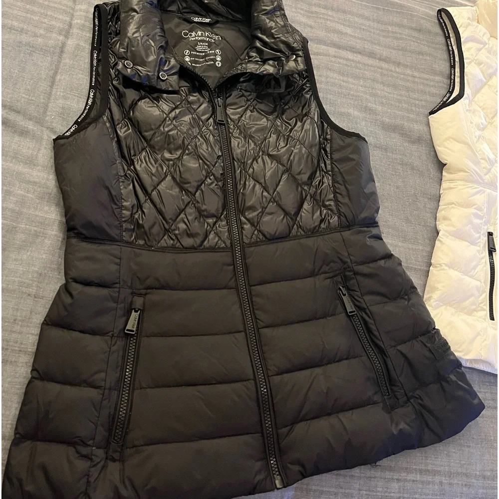 3 Calvin Klein Performance Women's Zip-Up Vests - Picture 3 of 16